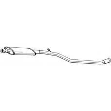 283-389 BOSAL Середній глушник вихлопних газів