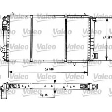 731173 VALEO Радіатор охолодження двигуна