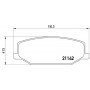 P 79 001 BREMBO Комплект гальмівних колодок дисковий гальм