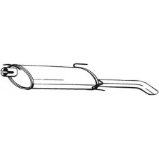 185-311 BOSAL Глушник вихлопних газів кінцевий
