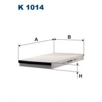 K 1014 FILTRON Фільтр повітря у внутрішньому просторі