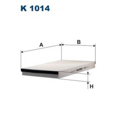 K 1014 FILTRON Фільтр повітря у внутрішньому просторі