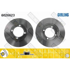 6026623 GIRLING Гальмівний диск