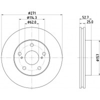 ND1069K NISSHINBO Гальмівний диск