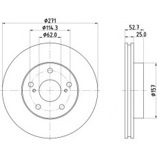 ND1069K NISSHINBO Гальмівний диск
