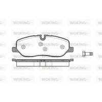 P10583.00 WOKING Комплект гальмівних колодок дисковий гальм