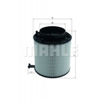 LX 2091D MAHLE Повітряний фільтр
