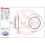 08.A715.20 BREMBO Гальмівний диск
