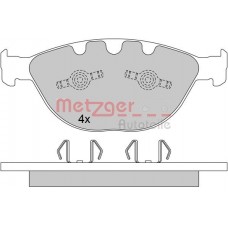 1170380 METZGER Комплект гальмівних колодок дисковий гальм