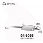 04.6055 ASSO Середній глушник вихлопних газів
