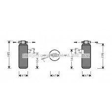 RTD027 AVA QUALITY COOLING Осушувач кондиціонера