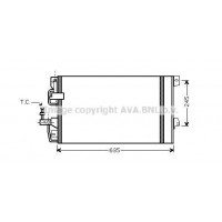 OLA5390D AVA QUALITY COOLING Конденсатор кондиціонера