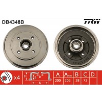 DB4348B TRW Гальмівний барабан