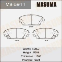 MS-5911 MASUMA Комплект гальмівних колодок