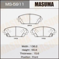MS-5911 MASUMA Комплект гальмівних колодок