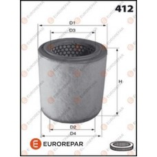 1616267180 EUROREPAR Повітряний фільтр