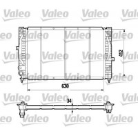 731755 VALEO Радіатор охолодження двигуна