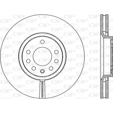 BDR2086.20 OPEN PARTS Гальмівний диск