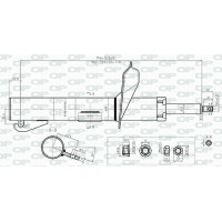SAB8403.31 OPEN PARTS Амортизатор