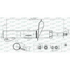 SAB8403.31 OPEN PARTS Амортизатор