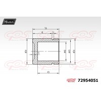 72954051 MAXTECH Поршень корпус скоби гальма