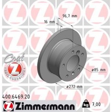 400.6469.20 ZIMMERMANN Гальмівний диск
