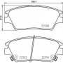 P 77 001 BREMBO Комплект гальмівних колодок дисковий гальм