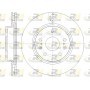 61665.10 ROADHOUSE Гальмівний диск