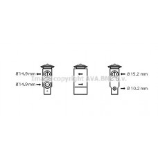 AL1094 AVA QUALITY COOLING Розширювальний клапан кондиціонера