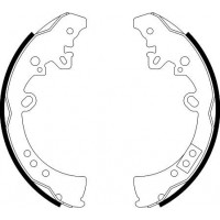 8DB 355 003-011 HELLA PAGID Комплект гальмівних колодок