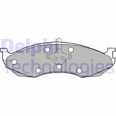 LP1615 DELPHI Комплект гальмівних колодок дисковий гальм