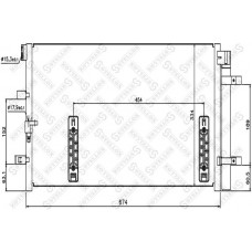 10-45181-SX STELLOX Конденсатор кондиціонера