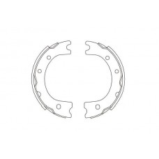 KBS-1917 KAVO PARTS Комплект гальмівних колодок