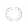 KBS-1917 KAVO PARTS Комплект гальмівних колодок