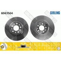 6043564 GIRLING Гальмівний диск
