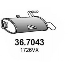 36.7043 ASSO Глушник вихлопних газів кінцевий