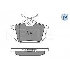 025 218 6115/PD MEYLE КомплеК т гальмівних колодок, дискове гальмо