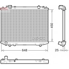 DRM10117 DENSO Радіатор охолодження двигуна
