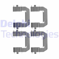 LX0532 DELPHI Комплектуючі колодки дискового гальма