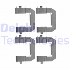 LX0532 DELPHI Комплектуючі колодки дискового гальма