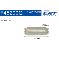 F45200Q LRT Гофрована труба вихлопна система