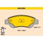 BA2296 BARUM Комплект гальмівних колодок дисковий гальм