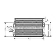 AI4136 AVA QUALITY COOLING Интеркулер