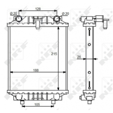 WG1723650 WILMINK GROUP Радіатор охолодження двигуна