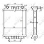 WG1723650 WILMINK GROUP Радіатор охолодження двигуна