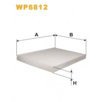 WP6812 WIX FILTERS Фільтр повітря у внутрішньому просторі