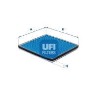 34.264.00 UFI Фільтр повітря у внутрішньому просторі