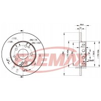 BD-7210 FREMAX Гальмівний диск