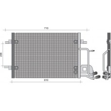 350203492000 MAGNETI MARELLI Конденсатор кондиціонера