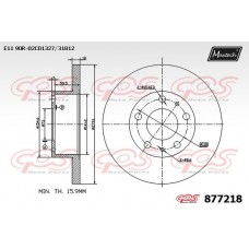 877218 MAXTECH Гальмівний диск